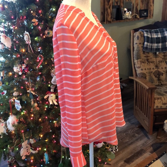 EUC Semi-Sheer a.n.a. Blouse - Picture 3 of 10